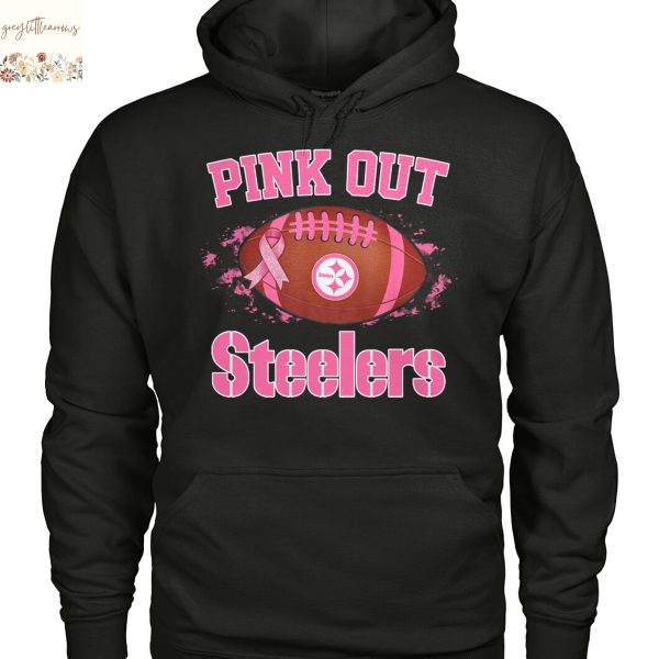 Pittsburgh Steelers Pink Out Unisex T-Shirt