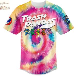 Rocket City Trash Pandas x Grateful Dead Baseball Jersey