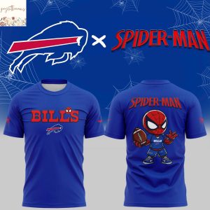 Spider-Man x Buffalo Bills 3D T-Shirt