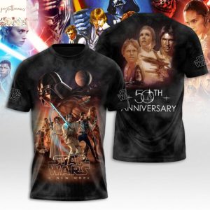 Star Wars 50th Anniversary A New Hope 3D T-Shirt
