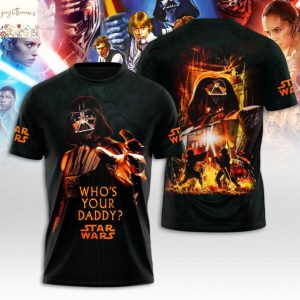Star Wars Who Your Daddy 3D T-Shirt