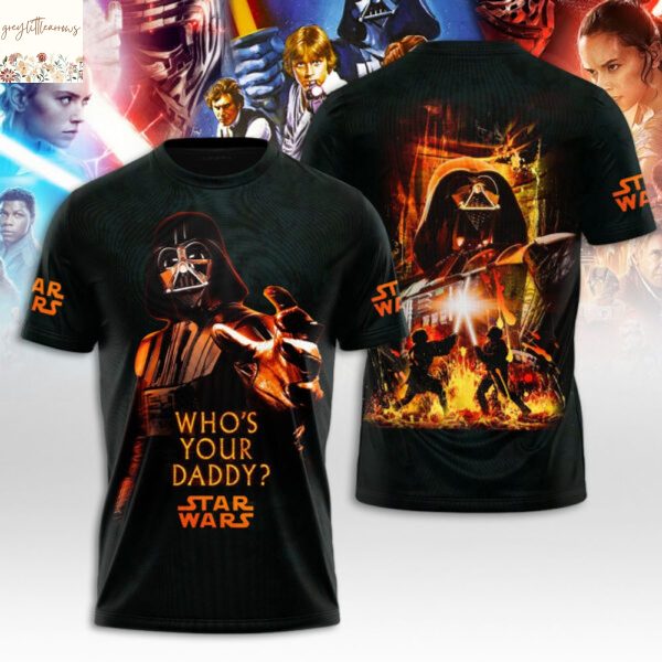 Star Wars Who Your Daddy 3D T-Shirt
