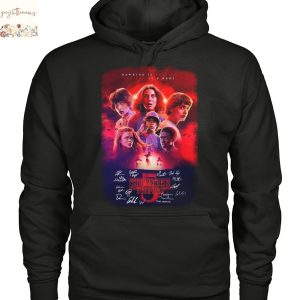Stranger Things Hawkins Is Falling The End Its Here Signature Unisex T-Shirt