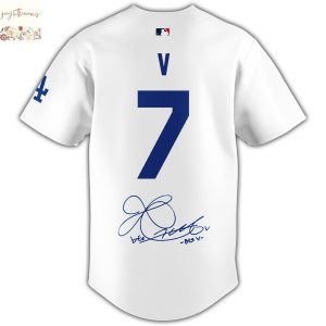 Tae-Hyung V BTS x Los Angeles Dodgers Baseball Jersey