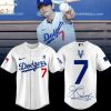 Tae-Hyung V BTS x Los Angeles Dodgers Baseball Jersey