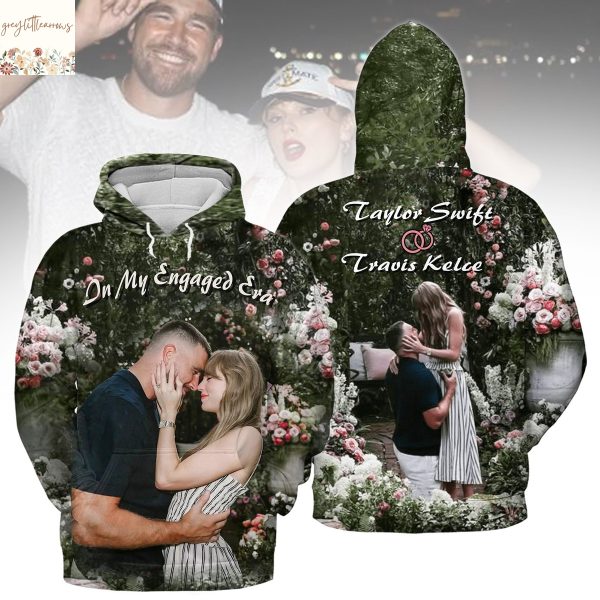 Taylor Swift x Travis Kelce On My Engaged Era Hoodie