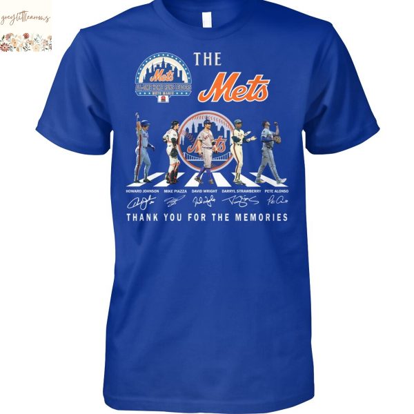 The New York Mets All-Time Home Run Leader 2025 Signature Thank You For The Memories Unisex T-Shirt