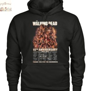 The Walking Dead 15th Anniversary 2010-2025 Signature Thank You For The Memories Unisex T-Shirt