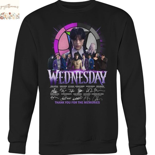 Wednesday Signature Thank You For The Memories Unisex T-Shirt