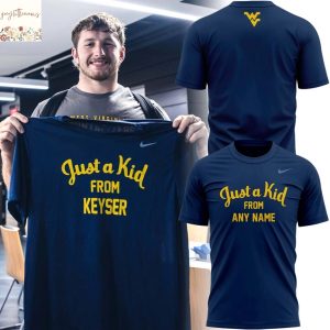 West Virginia Football Just A Kid From 3D T-Shirt