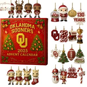 2025 Oklahoma Sooners Football Advent Calendar
