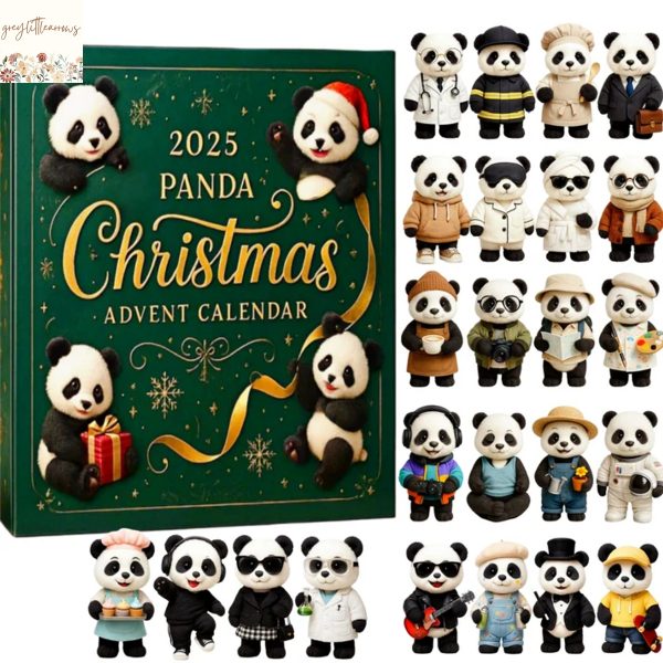 2025 Panda Christmas Advent Calendar