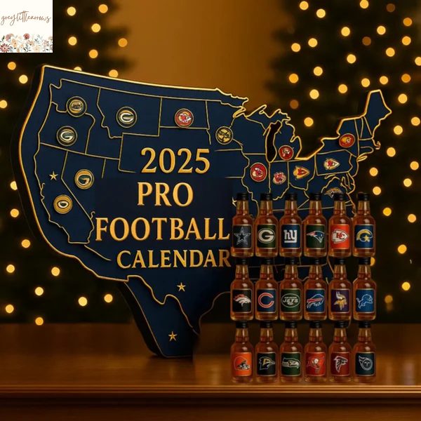 2025 Pro Football Whiskey Advent Calendar