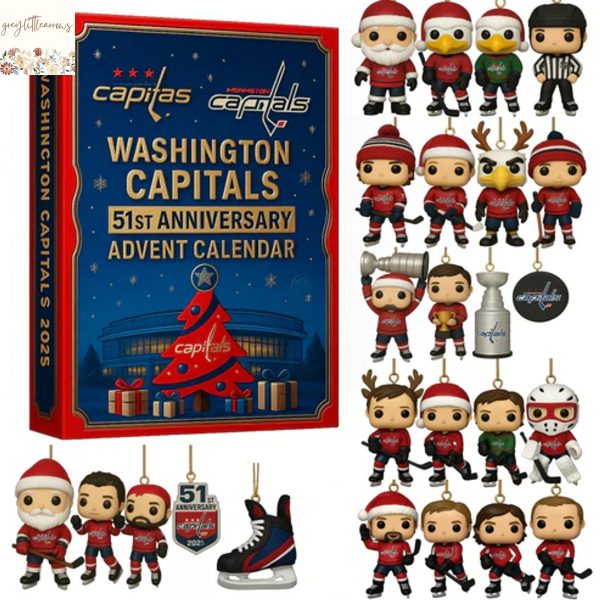 2025 Washington Capitals 51st Anniversary Advent Calendar