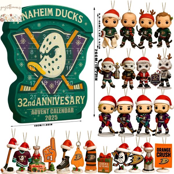 Anaheim Ducks 32nd Anniversary 2025 Advent Calendar
