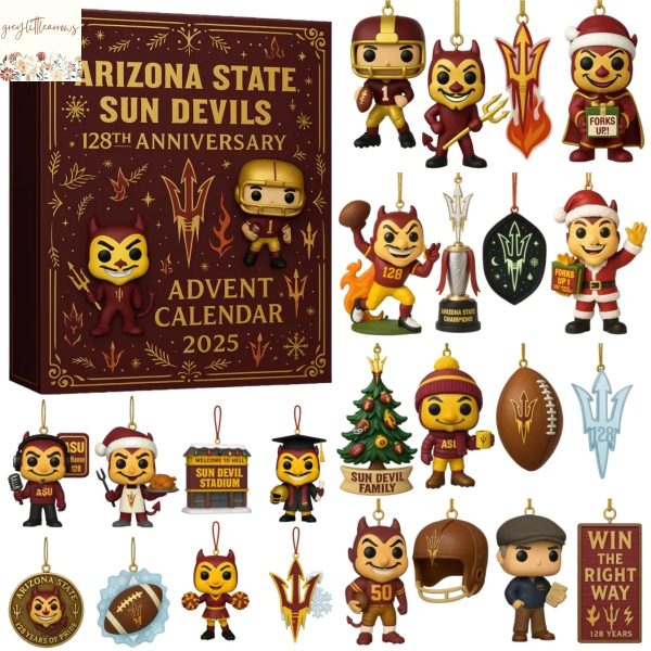 Arizona State Sun Devils 128th Anniversary 2025 Advent Calendar