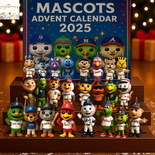 Baseball Mascots Advent Calendar 2025