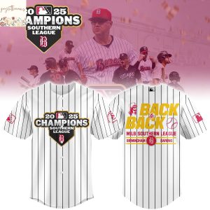 Birmingham Barons 2025 Southern League Champions Baseball Jersey