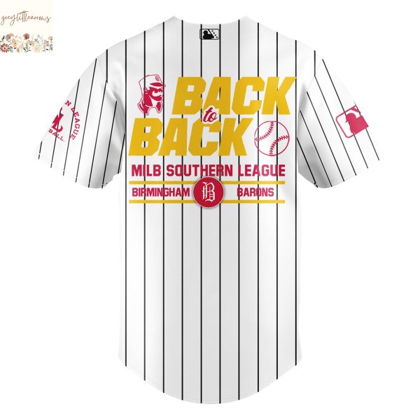 Birmingham Barons 2025 Southern League Champions Baseball Jersey