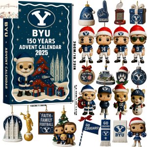 BYU Cougars Football 150th 2025 Advent Calendar