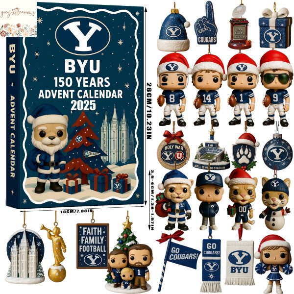 BYU Cougars Football 150th 2025 Advent Calendar