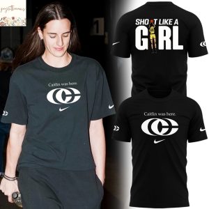 Caitlin Clark Shoot Like A Girl 3D T-Shirt