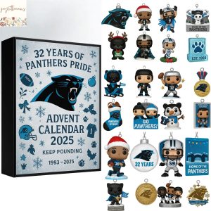 Carolina Panthers 32 Years 2025 Advent Calendar