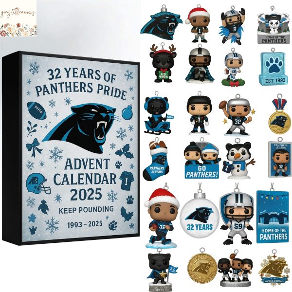 Carolina Panthers 32 Years 2025 Advent Calendar