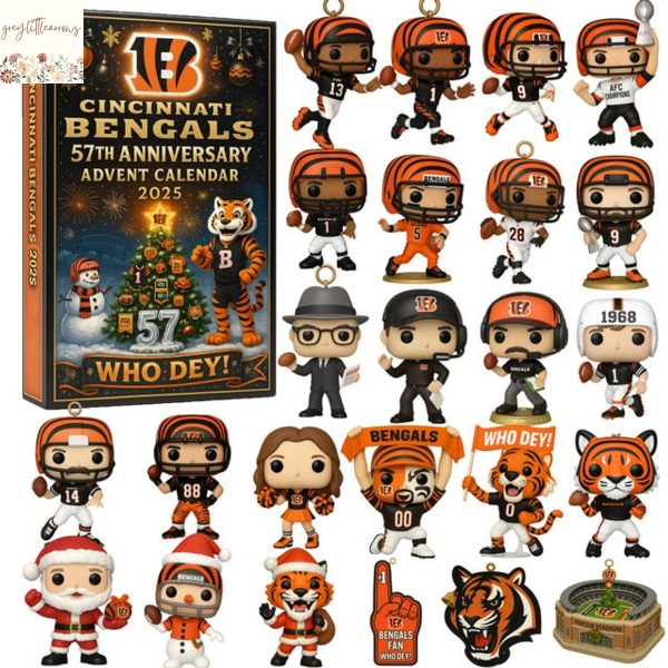Cincinnati Bengals 57th Anniversary Advent Calendar 2025