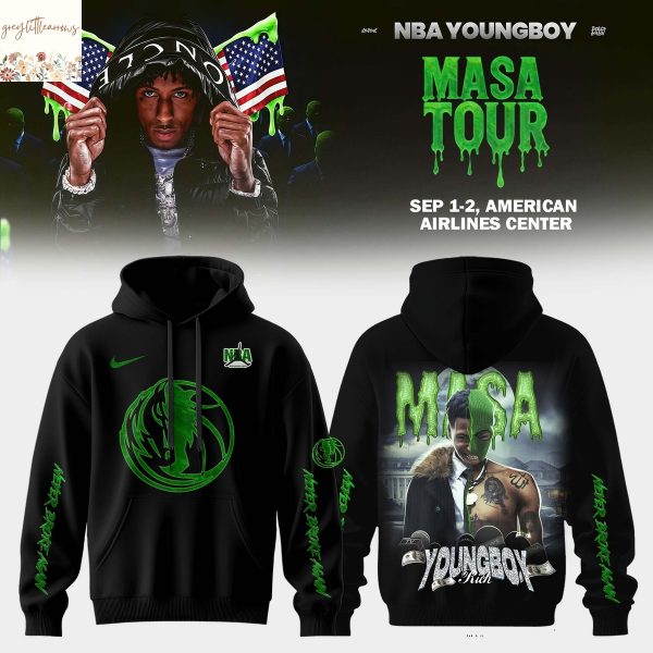 Dallas Mavericks Young Boy MASA Tour 2025 Hoodie