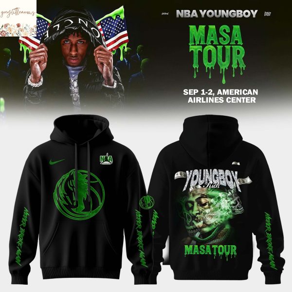 Dallas Mavericks Young Boy MASA Tour Hoodie