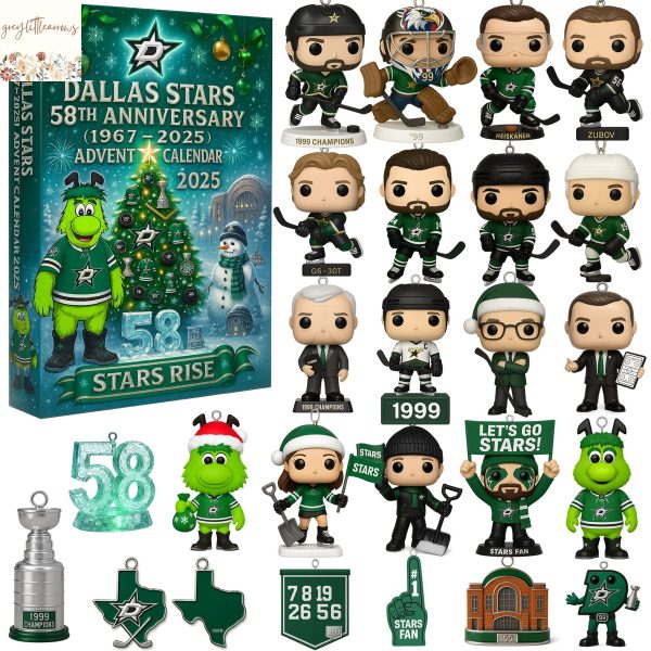 Dallas Stars 58th Anniversary Advent Calendar 2025