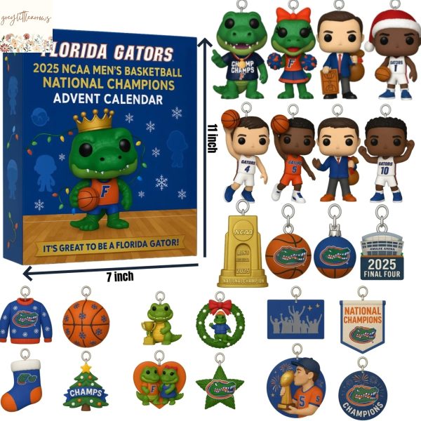 Florida Gators NCAA Men Basketball National Champions Advent Calendar