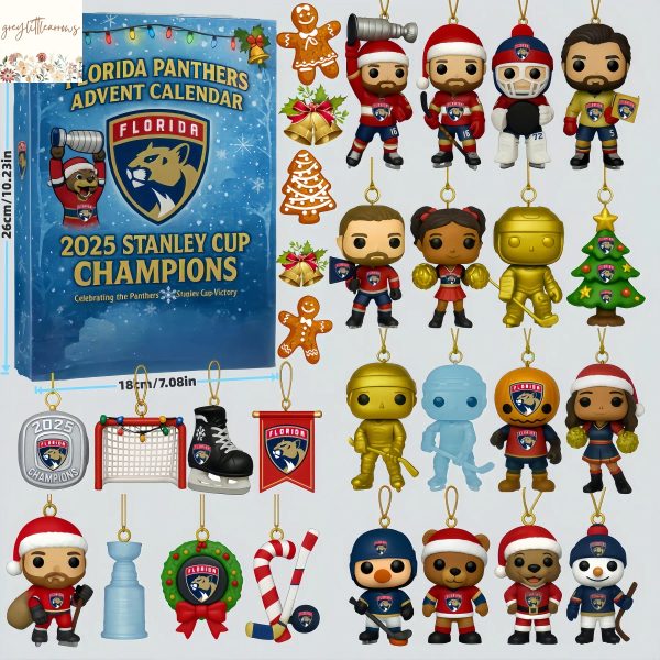 Florida Panthers 2025 Stanley Cup Champions Advent Calendar