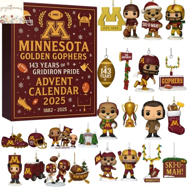 Golden Gophers 143rd Anniversary 2025 Advent Calendar