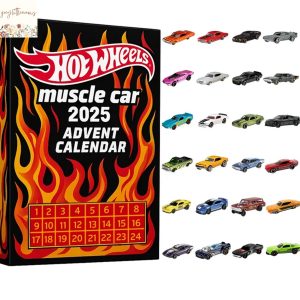 Hot Wheels Muscle Toy Car Advent Calendar