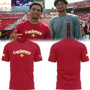 Iowa State Cyclones 2025 Red 3D T-Shirt