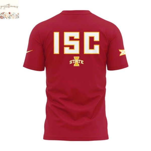 Iowa State Cyclones Red 3D T-Shirt