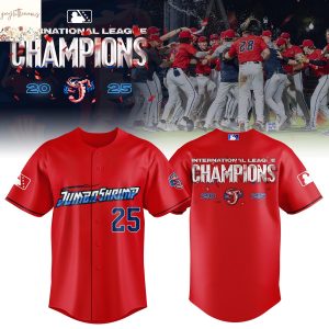 Jacksonville Jumbo Shrimp 2025 International League Champions Baseball Jersey