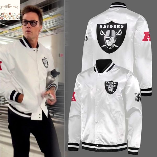 Las Vegas Raiders 2025 Baseball Jacket