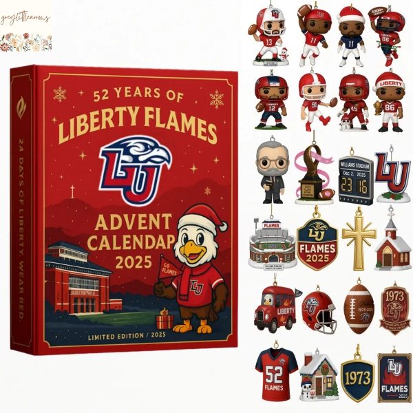 Liberty Flames 52nd Anniversary 2025 Advent Calendar