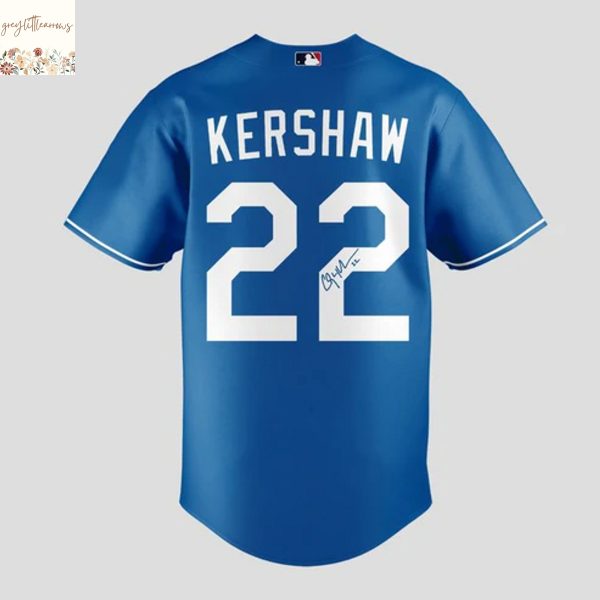 Los Angeles Dodgers x Kershaw Signature Baseball Jersey
