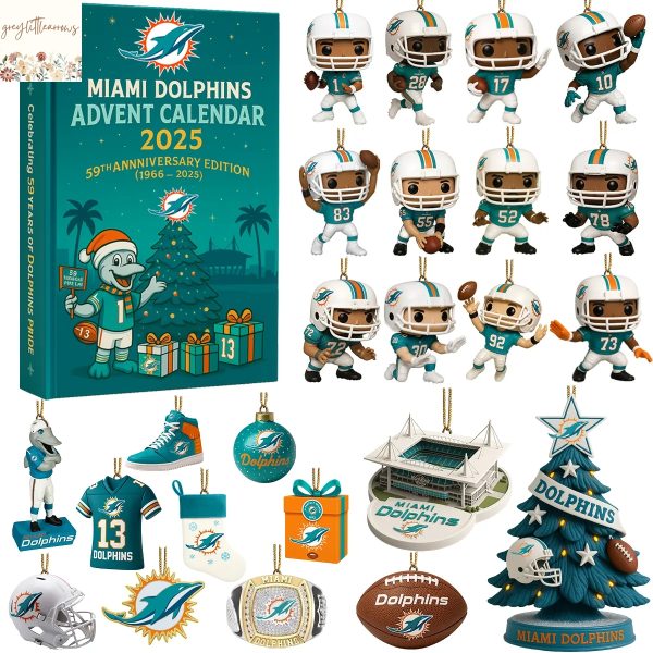 Miami Dolphins Advent Calendar 2025
