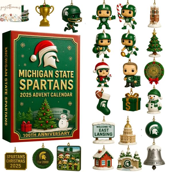 Michigan State Spartans 100th Anniversary 2025 Advent Calendar