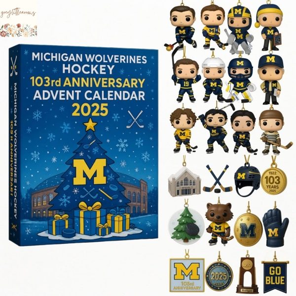 Michigan Wolverines Hockey 103rd Anniversary 2025 Advent Calendar