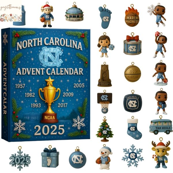 North Carolina Tar Heels 2025 Advent Calendar