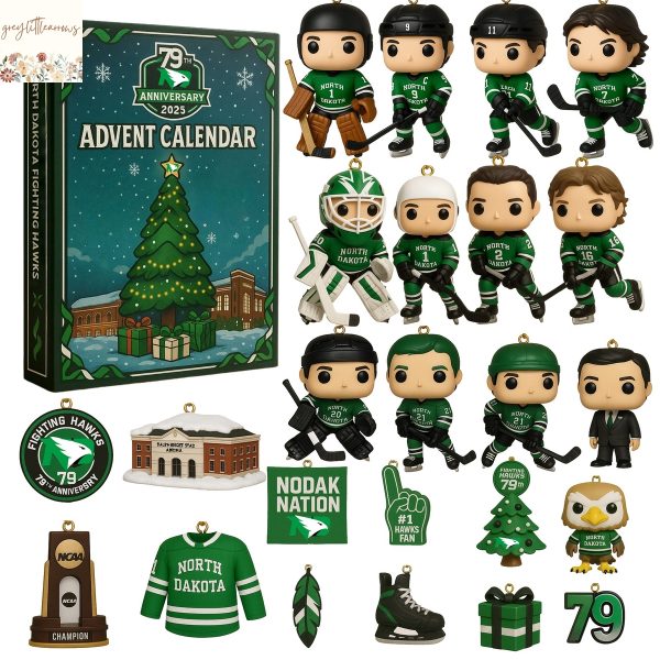 North Dakota Fighting Hawks 79th Anniversary Advent Calendar