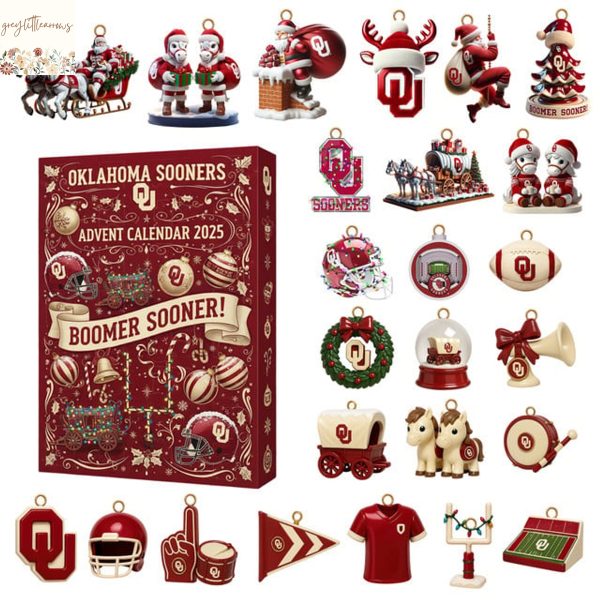 Oklahoma Sooners Boomer Sooner Advent Calendar 2025