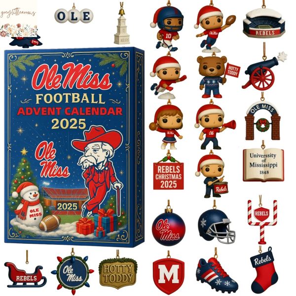 Ole Miss Rebels Football Advent Calendar 2025