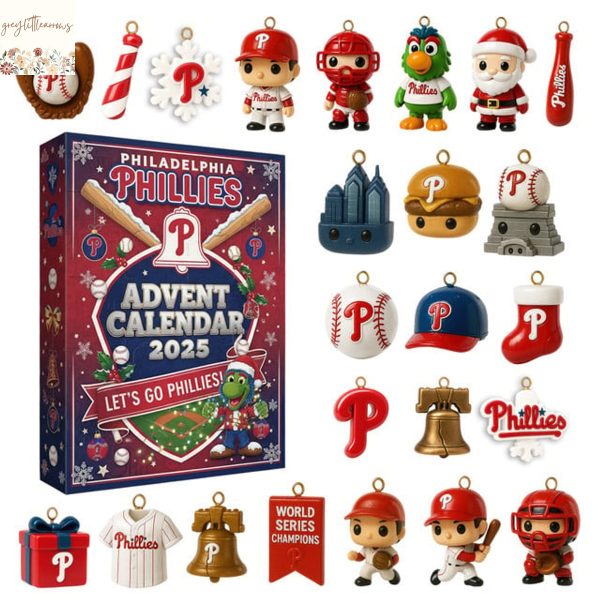 Philadelphia Phillies Lets Go Phillies Advent Calendar 2025